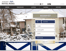 Tablet Screenshot of hotelmara.lv